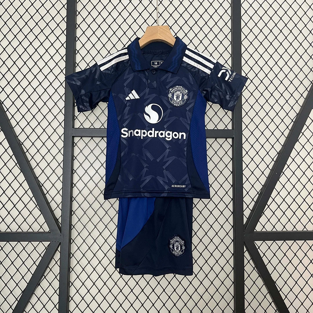 2024/2025 Manchester United Away Football Shirt 1:1 Quality Kids Size