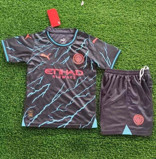 2023/2024 Manchester City Third Kit 1:1 Quality Kids Size