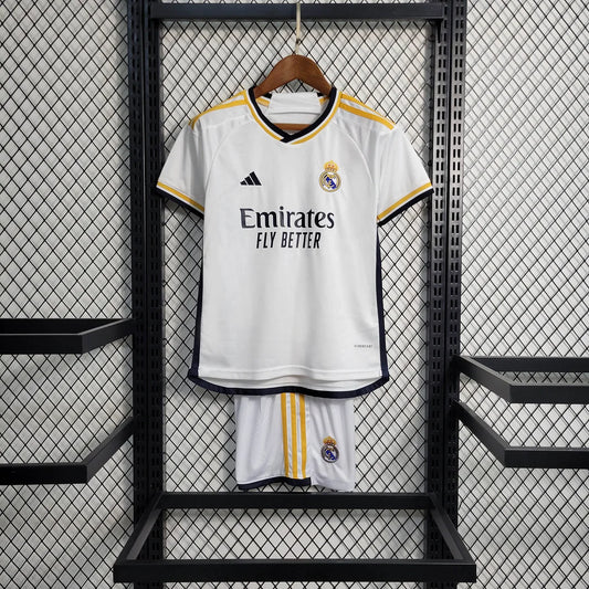 2023/2024 Real Madrid Home Football Shirt 1:1 Quality Kids Size