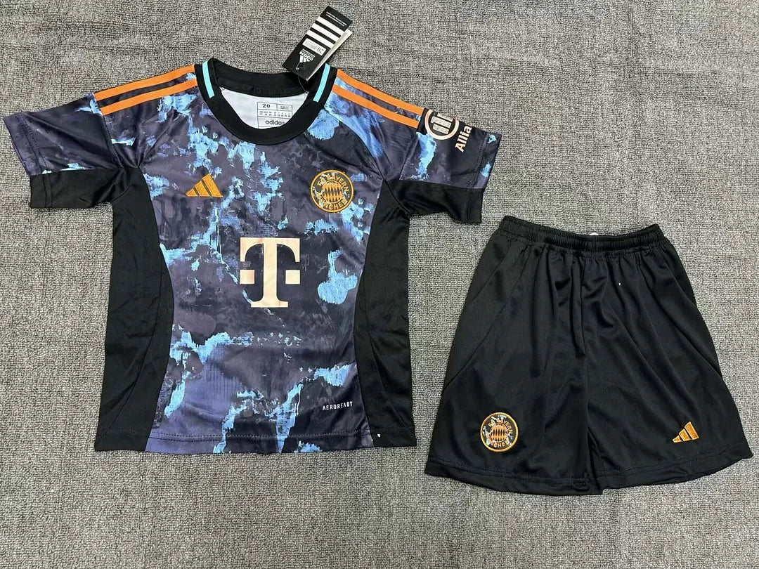 2024/2025 Bayern Munich Away Football Jersey 1:1 Quality Kids Size