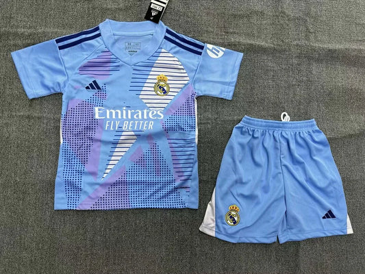 2024/2025 Real Madrid Goalkeeper Football Jersey 1:1 Quality Kids Size