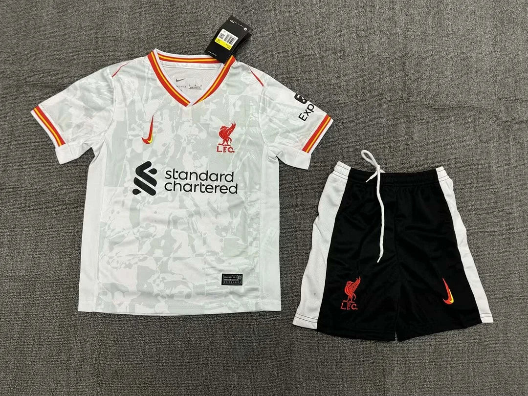 2024/2025 Liverpool Away Soccer Jersey 1:1 Quality Kids Size