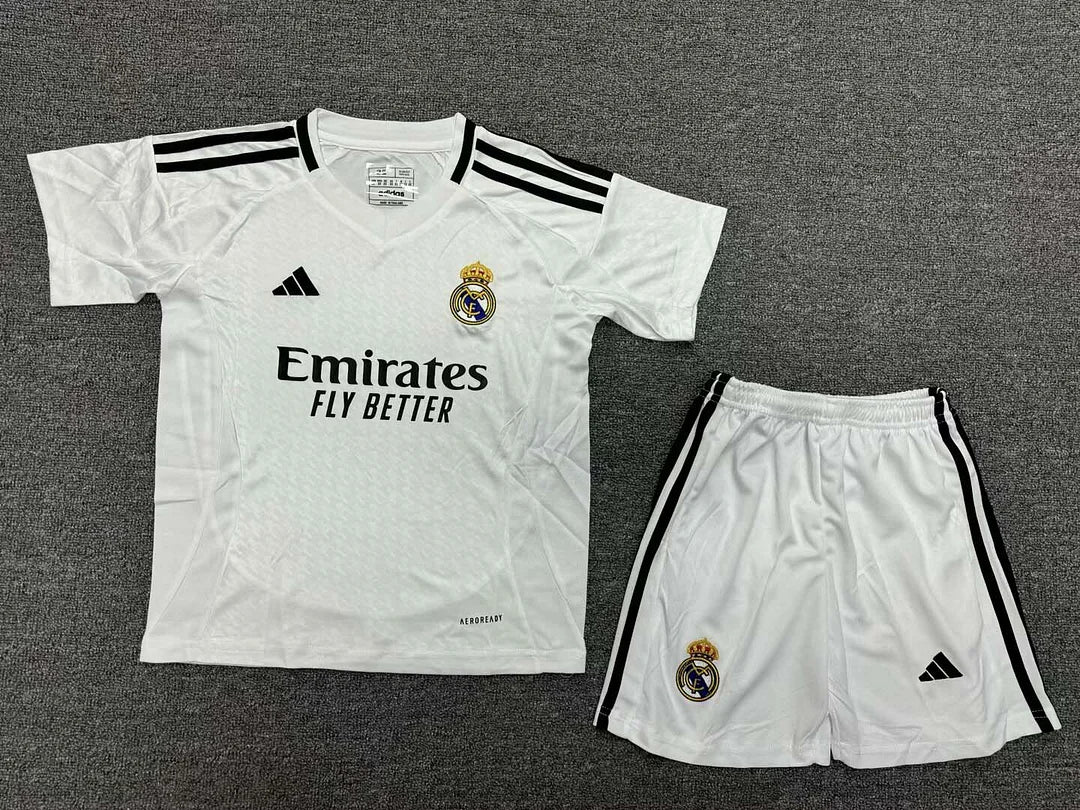 2024/2025 Real Madrid Home Football Shirt Kids Version 1:1 Quality