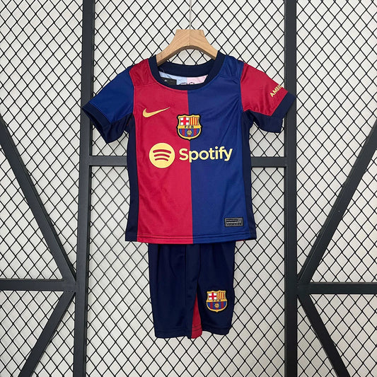 2024/2025 Barcelona Home Football Shirt 1:1 Quality Kids Size